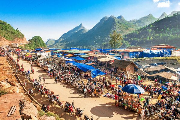 Bac Ha Market in Vietnam